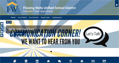 Desktop Screenshot of flowingwellsschools.org