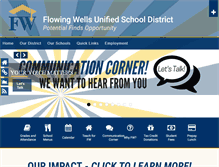 Tablet Screenshot of flowingwellsschools.org