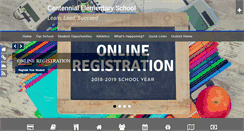 Desktop Screenshot of centennial.flowingwellsschools.org