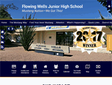 Tablet Screenshot of fwjh.flowingwellsschools.org